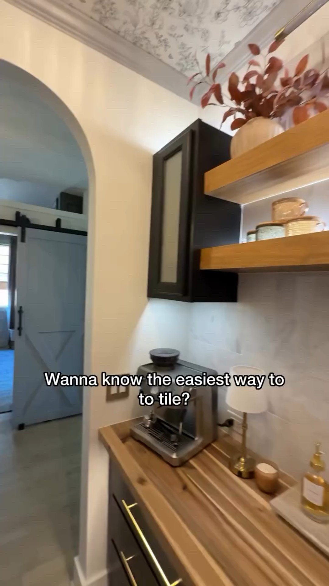 If you’ve been wanting to try tiling but the thought of thinset freaks you out—try MuscleBound. It’s the easiest way to tile and trust me, I’ve tried them all 🫶🏻