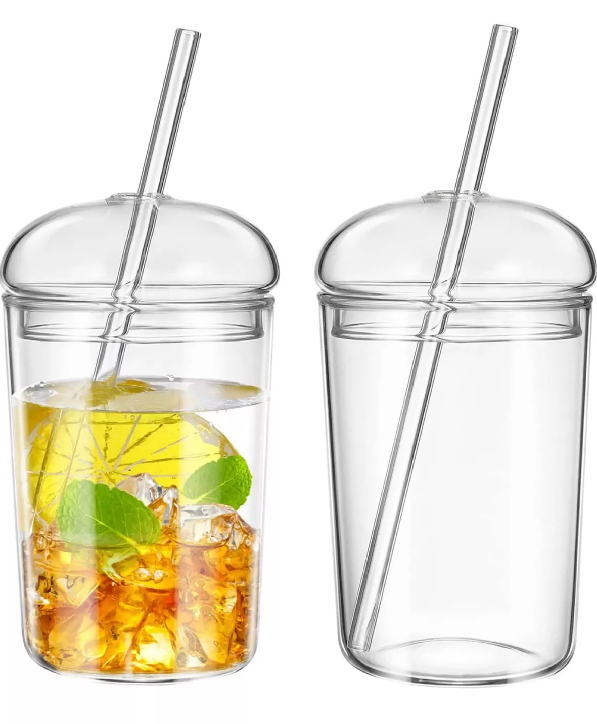 UPKOCH 2 Pcs Glass Cups with Lids … curated on LTK