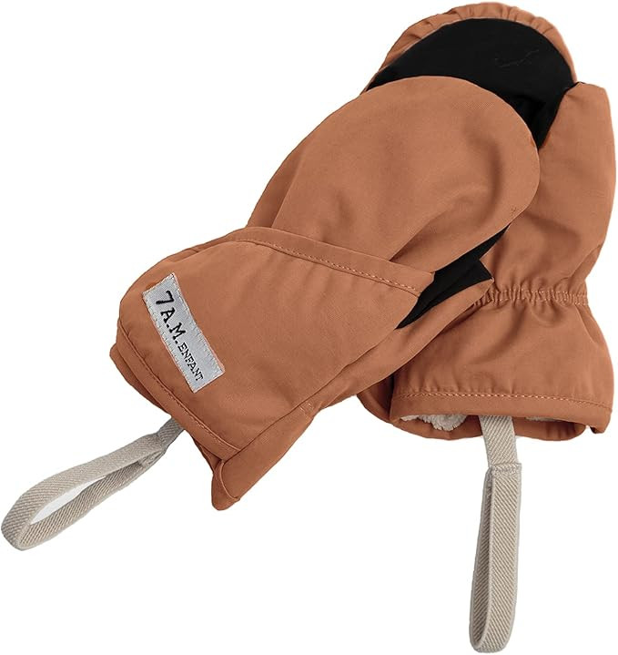 7AM Enfant Baby Mittens Newborn - Warm Baby Mittens, Water Repellent, Winter Baby Gloves | Cozy p... | Amazon (US)