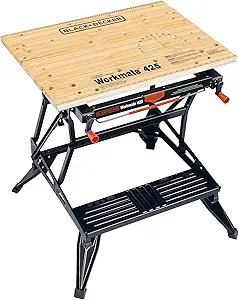 BLACK+DECKER Portable Workbench, Workmate Folding Workbench, 550 lb. Capacity with Clamps for Woo... | Amazon (US)