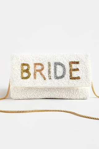 Bride Beaded Clutch | Francesca's
