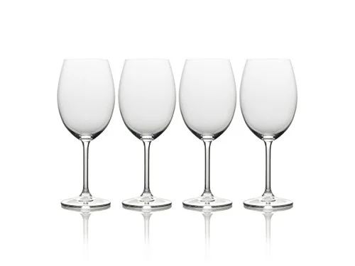 mikasa julie 4-pc. bordeaux wine glass set | Walmart (US)