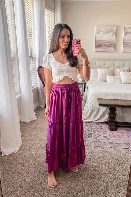 Walmart boho skirt is so fun 

#LTKtravel #LTKsalealert