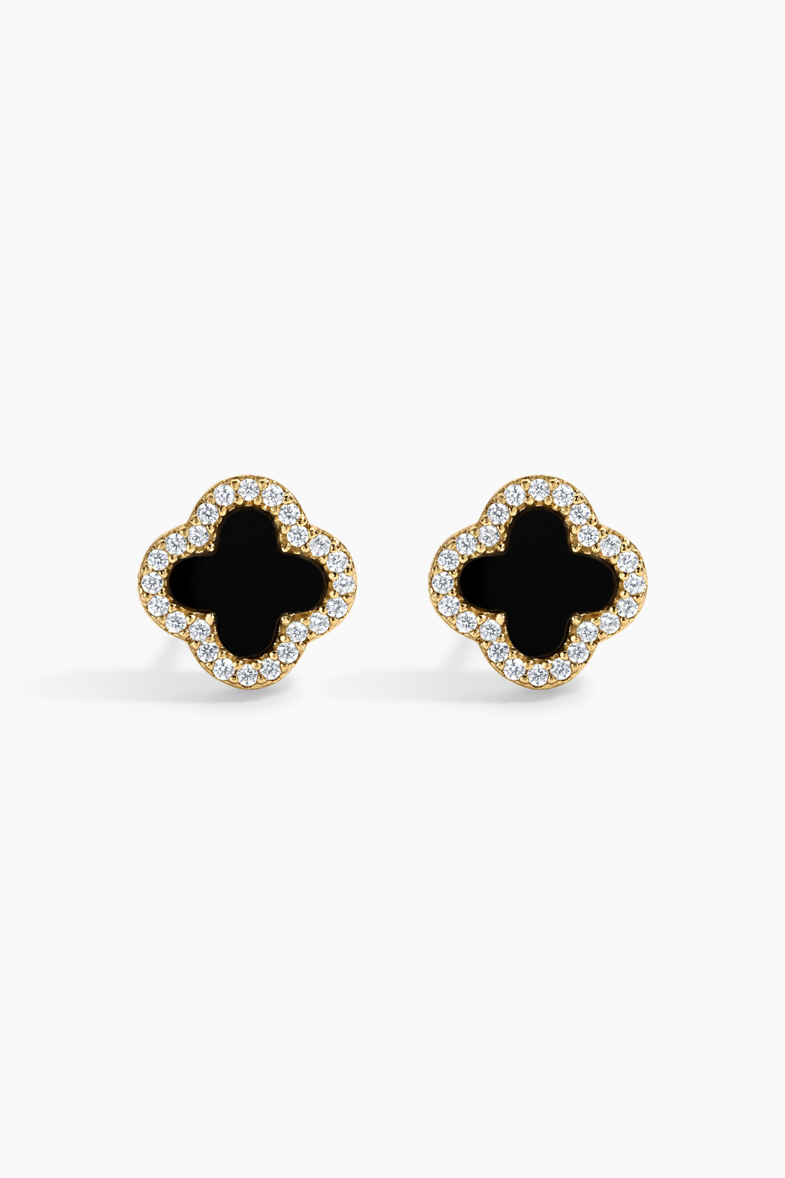 Electric Picks Black Icon Clover Studs (Women) | Nordstrom | Nordstrom