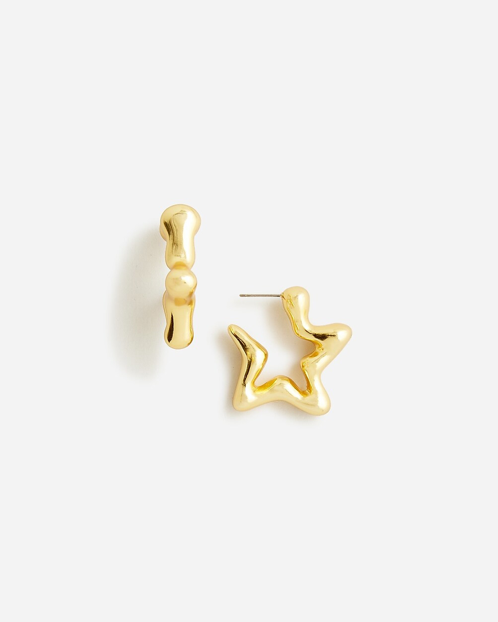 Star hoop earrings | J. Crew US