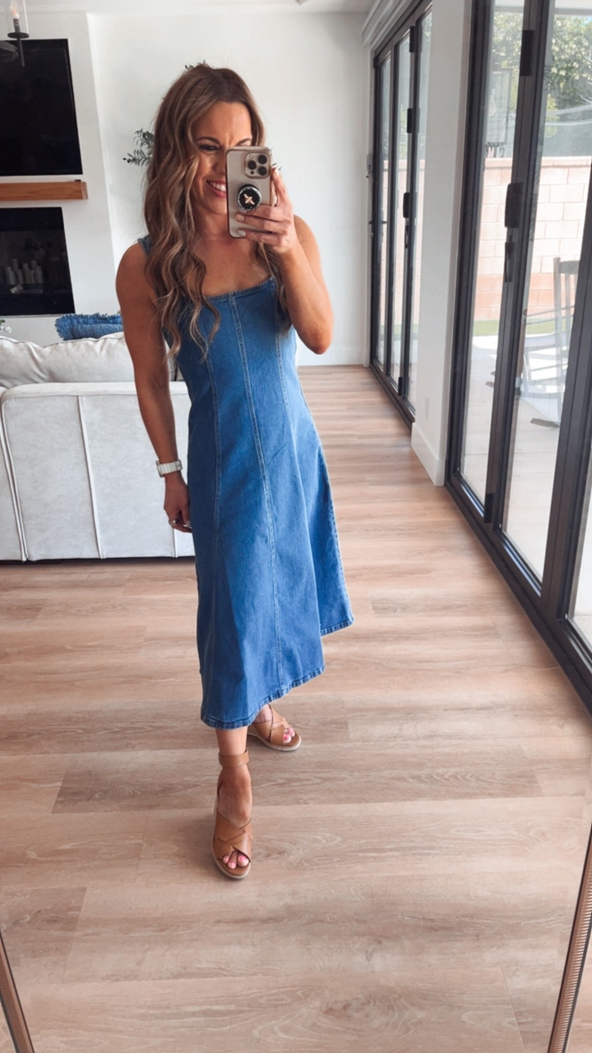 The perfect denim maxi for Spring and it’s on sale!! I have on an xs Petite. Spring dresses, old navy style, Easter dresses, Mother’s Day dresses  


#LTKSeasonal #LTKOver40 #LTKSaleAlert