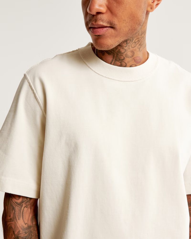 Premium Heavyweight Cropped Tee | Abercrombie & Fitch (UK)