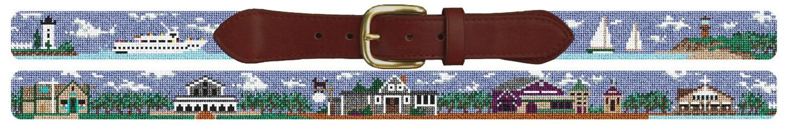 Martha's Vineyard Needlepoint Belt DIY Kit - Etsy | Etsy (US)