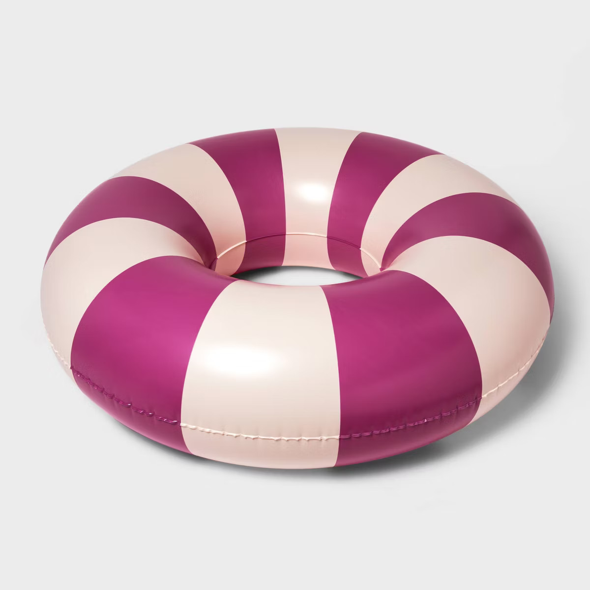 Inflatable Bungalow Swim Tube Purple Stripe - Sun Squad™ | Target