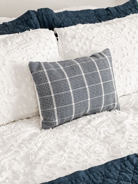 Sneak peek of our guest room bedding! Our white duvet / sham cover set is like seven years old so I don’t have details for those pieces, but I’ve linked some similar options to get the same effect. 🛏️

#LTKhome