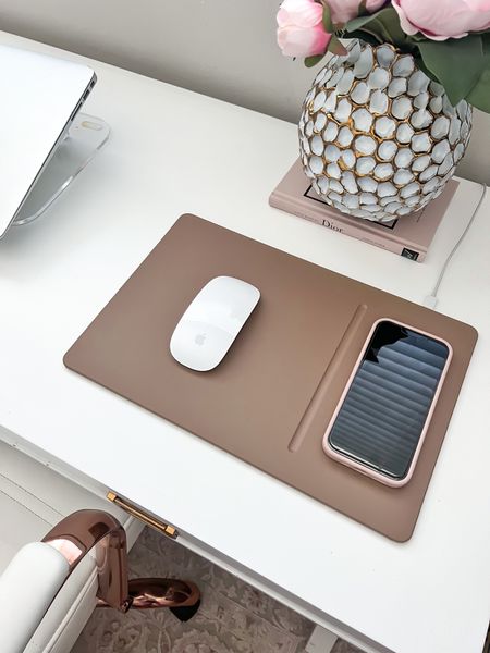 Amazon office favorites charging mat + mouse pad