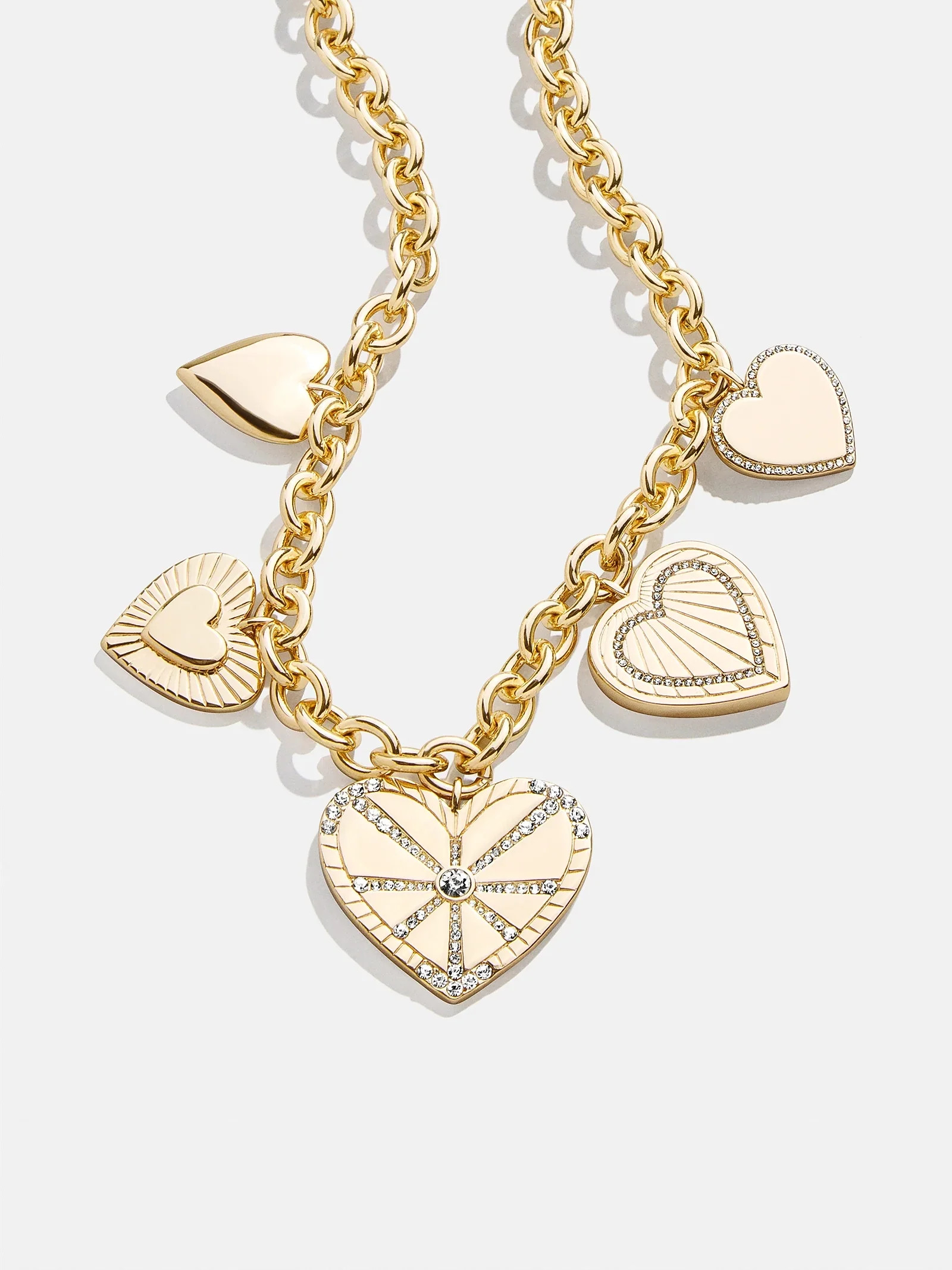 Heart Burst Statement Charm Necklace - Heart | BaubleBar