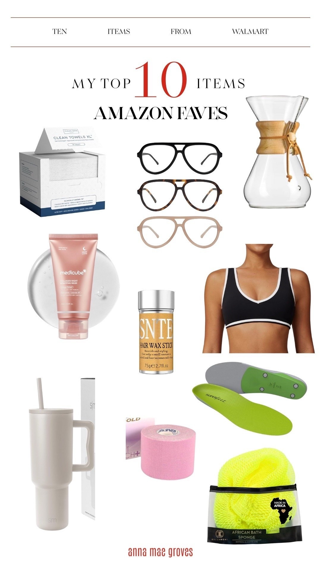 My top Amazon favorites right now! The Chemex filters give you the best, non bitter coffee! The hair wax stick is essential for my slick back buns. The SuperFeet insoles are in all of my shoes, even my sneakers! I’ve been mouth taping every night to stop my snoring and this tape has been the best. You get way more product for your money. I use the African Net Sponge to exfoliate my body, make sure you get an authentic one! 



#LTKActive #LTKHome #LTKfoodie