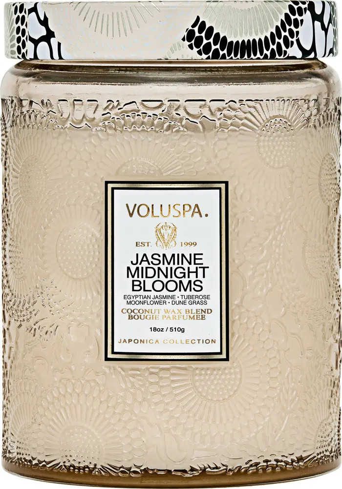 Jasmine Midnight Blooms Large Jar Candle | Nordstrom