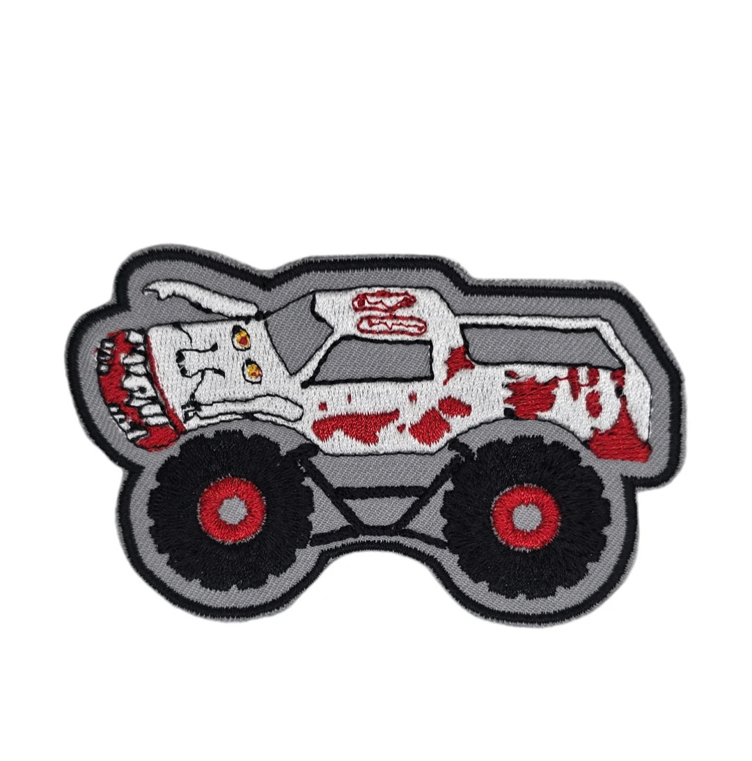 Monster Truck Embroidered Patches Iron on Sew On - Etsy | Etsy (US)