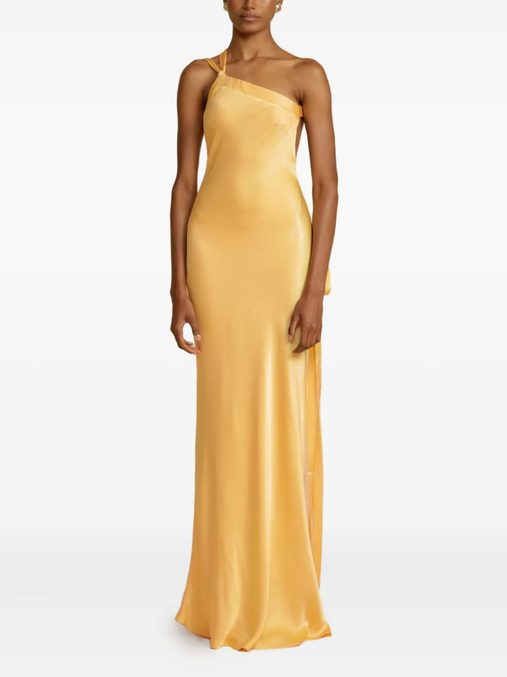 Monique asymmetric maxi dress | Farfetch Global