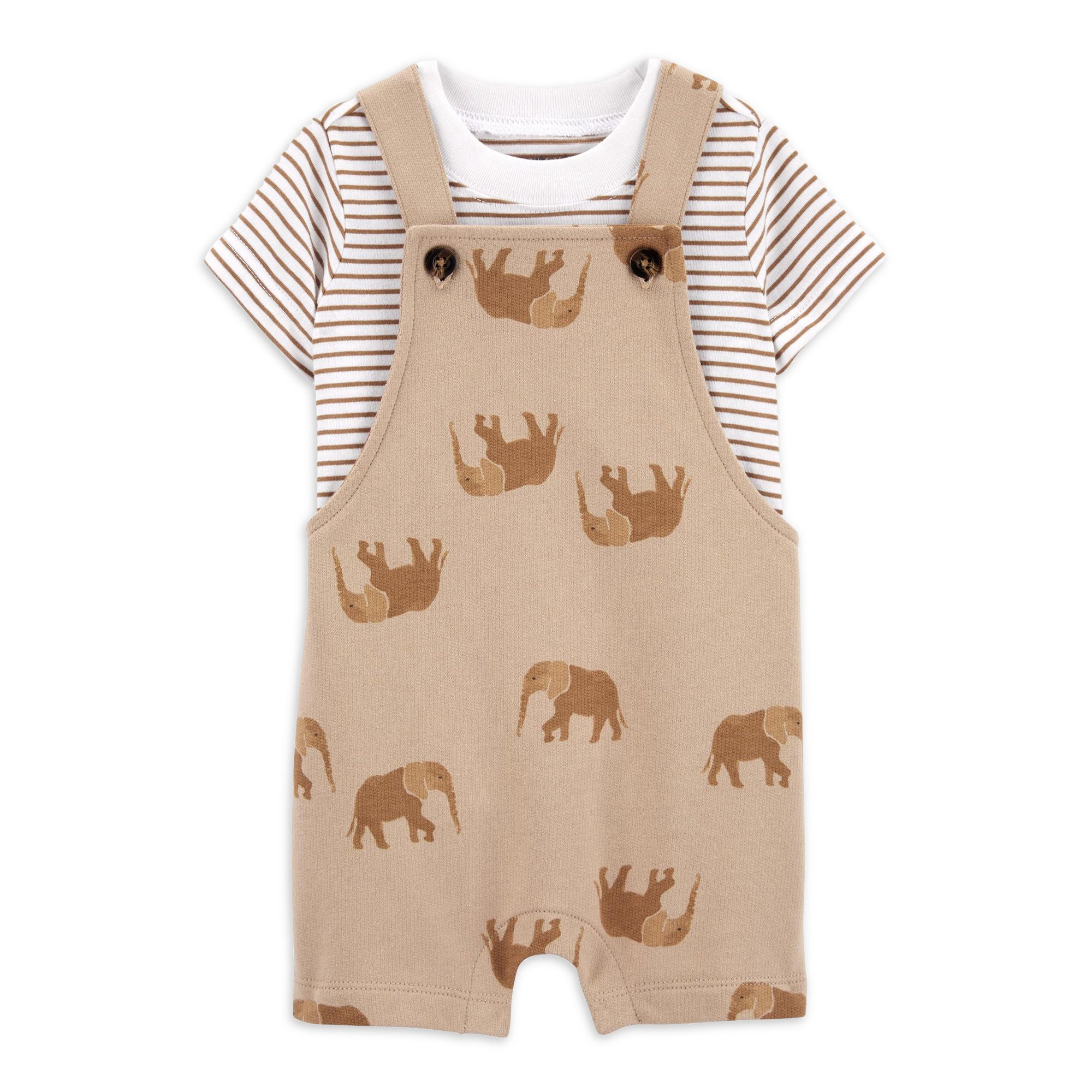 Carter's Child of Mine Baby Boy Overalls Set, 2-Piece, Sizes 0/3-24 Months | Walmart (US)