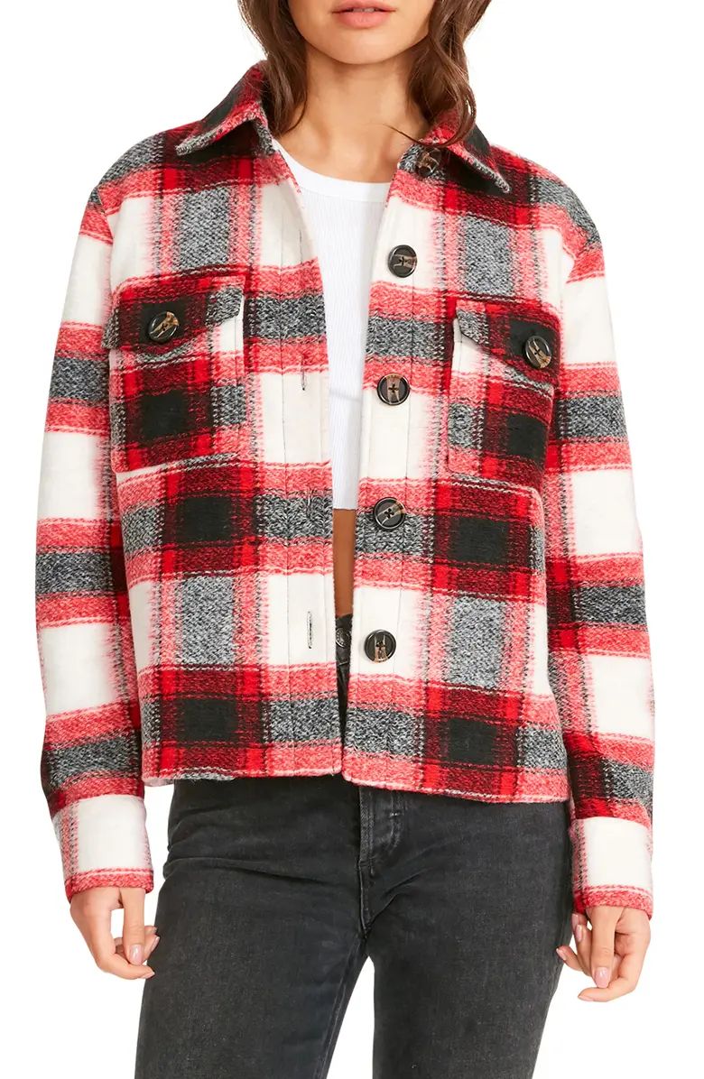 BB Dakota by Steve Madden Hot Work Check Jacket | Nordstrom | Nordstrom