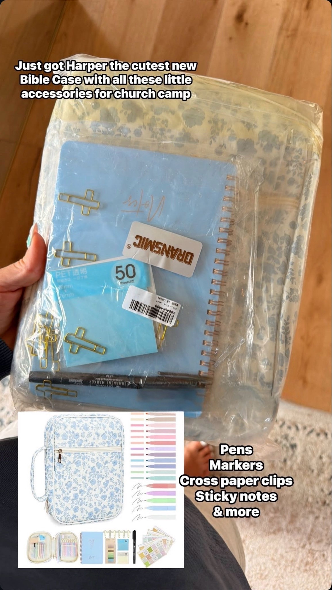 Okay wait… this is SUCH a sweet idea for church camp 🥹🤍 Got Harper the cutest Bible case filled with all the little extras—pens, markers, sticky notes, bookmarks, and the sweetest little details ✨ Perfect for church camp, Bible study, or making quiet time feel extra special 🙌 Linked everything!

#LTKKids #BibleStudy #ChurchCamp #AmazonFinds #ChristianMom #BibleJournaling #FaithBased #AmazonFavorites #GiftIdeasForGirls #LTKFamily #BibleAccessories

#LTKmomlife #LTKSeasonal