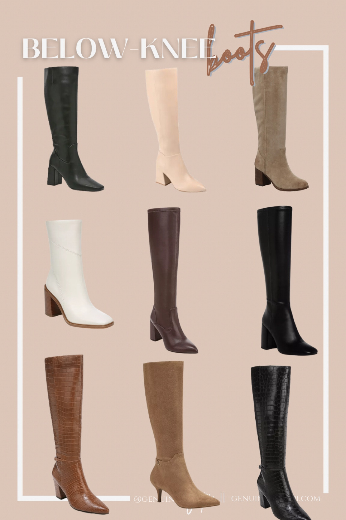 below knee boots roundup! 👢#boots #womensboots #midcalfboots #fallboots #winterboots

#LTKshoecrush #LTKunder100 #LTKstyletip