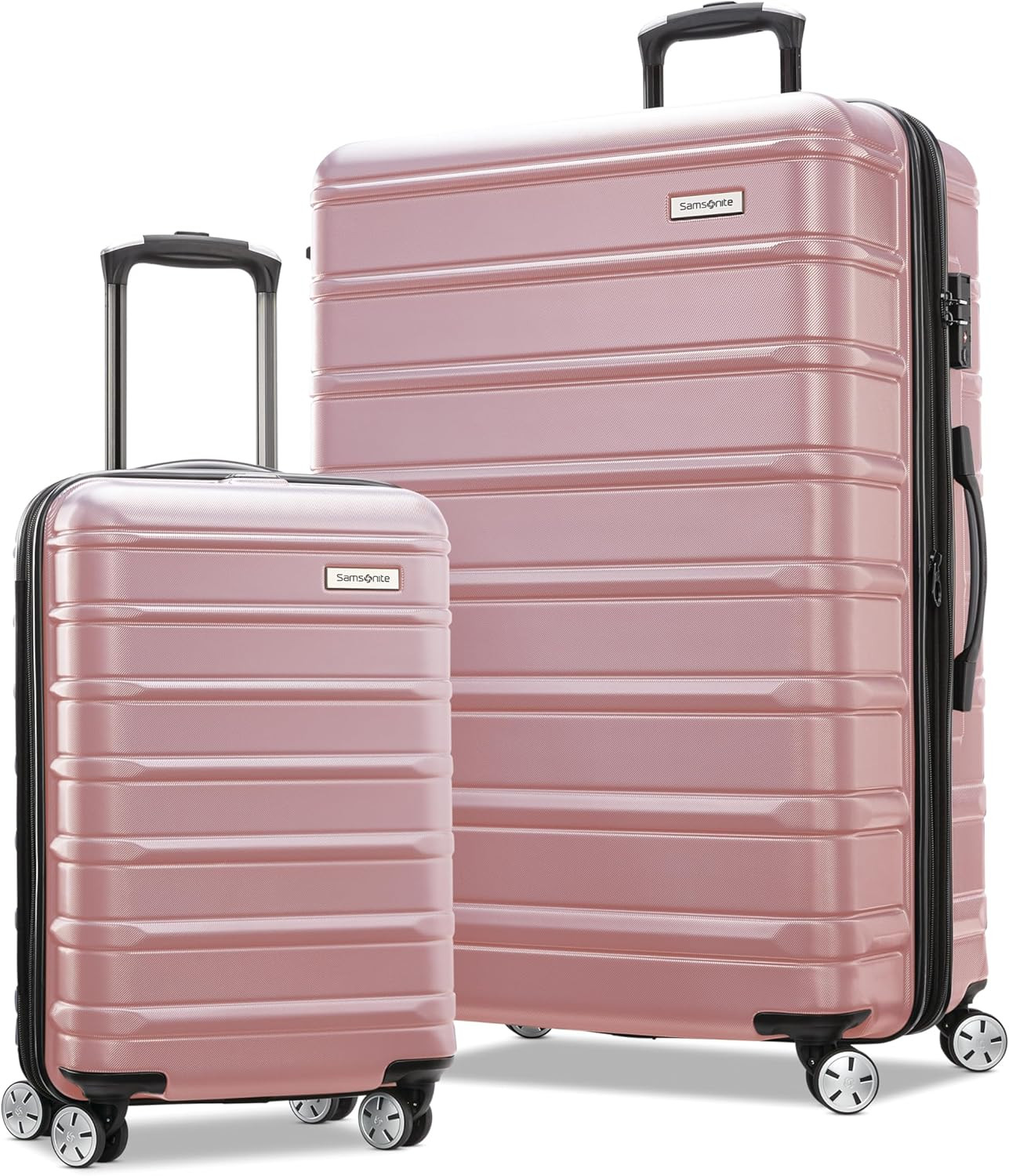 Samsonite Omni 2 Hardside 2 Piece Set - Includes Global Carry-On & Large Checked Suitcases - 360... | Amazon (US)