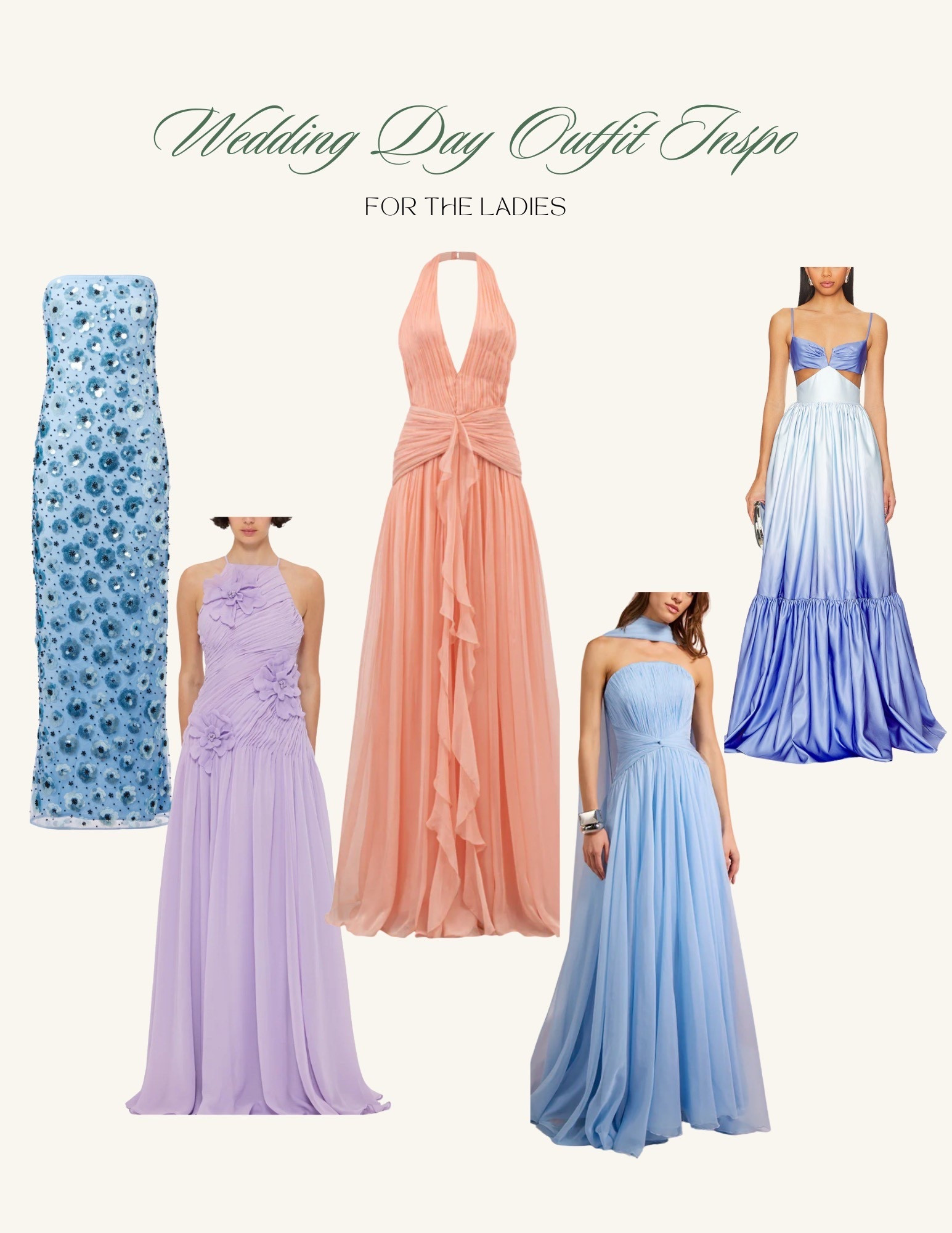 For our lovely guests, here are some options of outfits for our wedding day in Cyprus. We just know you will all look SO fab! 🏝️🐚🌊🌞