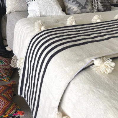 Moroccan Wool Blanket | Wayfair North America
