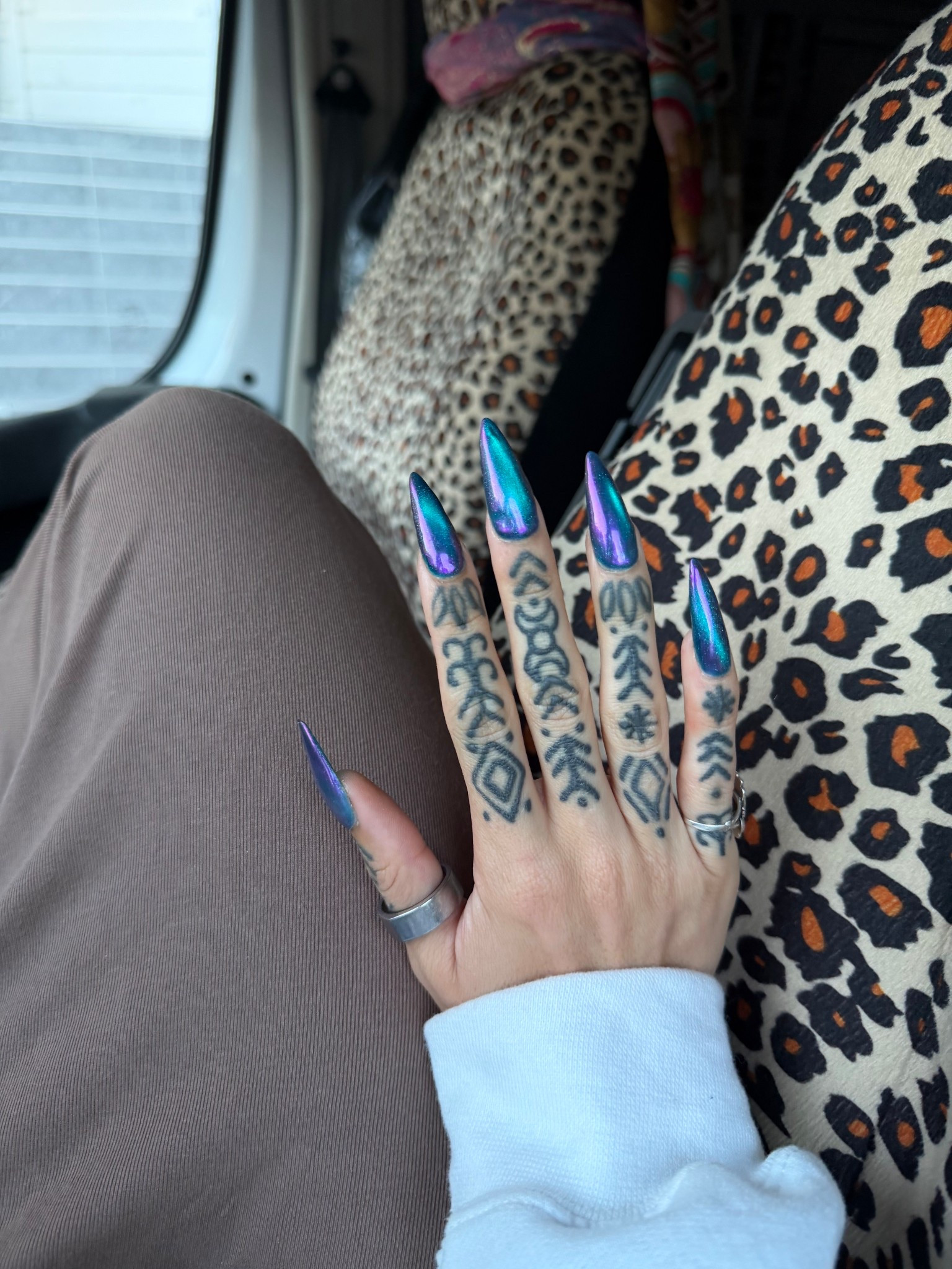 Northern lights nails #nails #gelextensions #diy