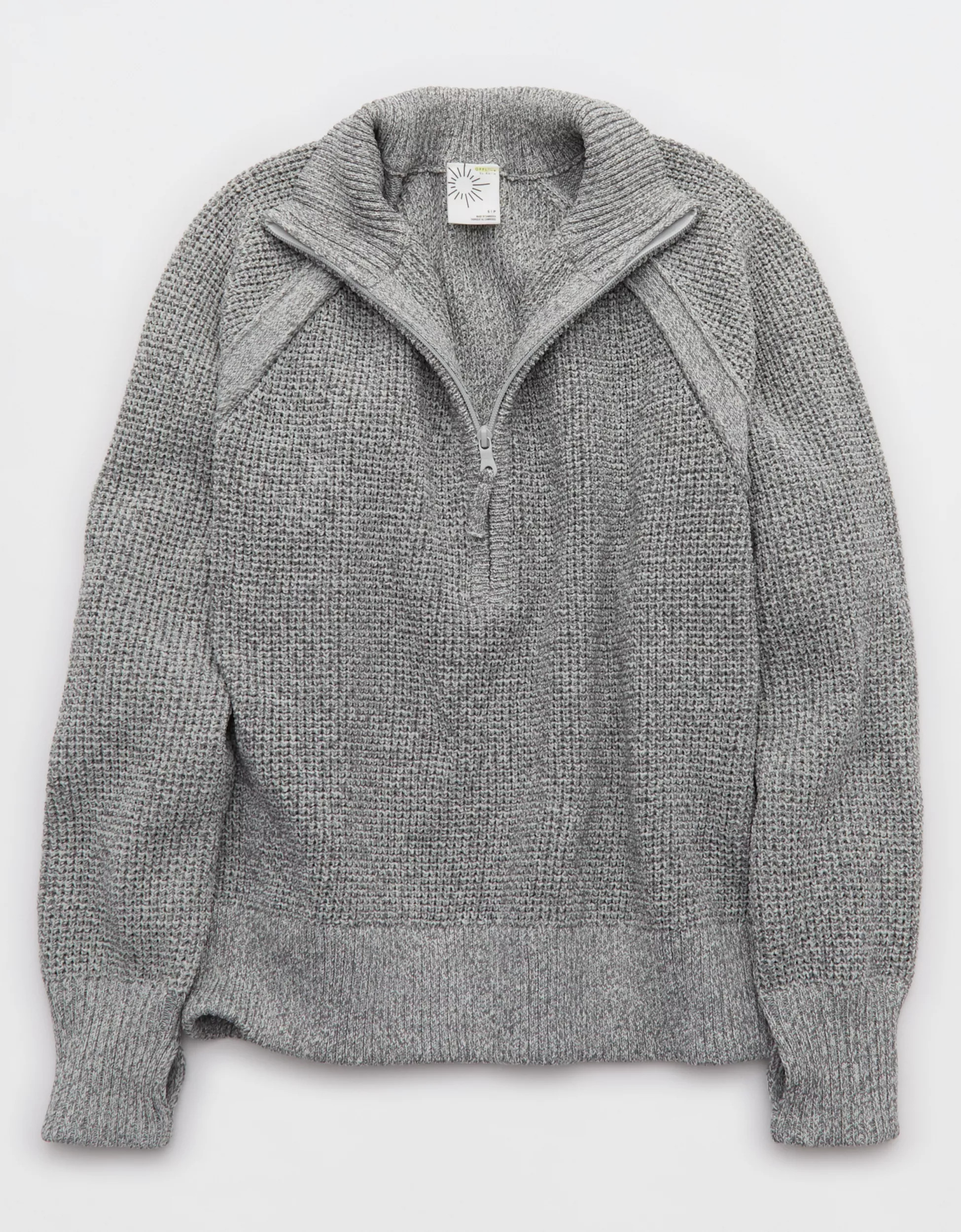 OFFLINE By Aerie Cool Down Quarter Zip Sweater | Aerie