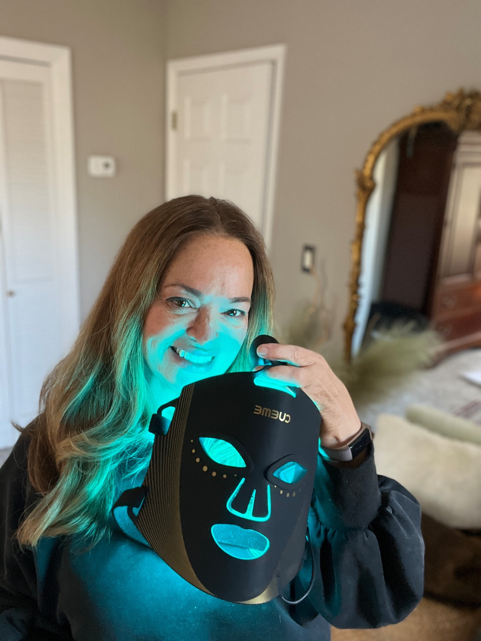 Led mask with 8 light settings and approved with the FDA.

#LTKselfcare #LTKOver40 #LTKBeauty