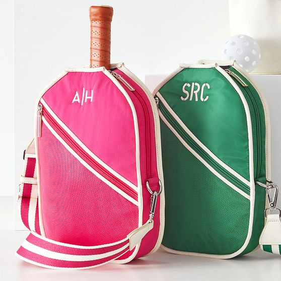 Sporty Stripe Pickleball Crossbody Bag | Mark and Graham