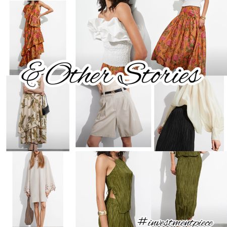 Florals. Pleats. Bubbles. Lace details. Everything from sheer to dresses to shorts you need for summer @otherstories #investmentpiece 

#LTKStyleTip #LTKOver40 #LTKSeasonal