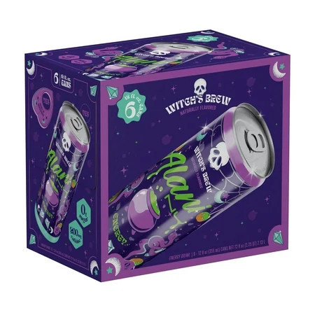 Alani Nu Sugar Free Energy Drink, Witch's Brew, 12oz Cans (6 Pack) | Walmart (US)