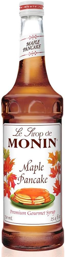 Monin - Maple Pancake Syrup, Sweet Maple Flavor, Great for Lattes, Iced Coffees, and Shakes, Glut... | Amazon (US)