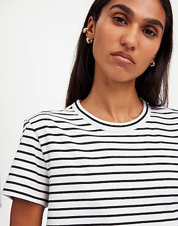 Cotton Perfect Crewneck Tee | Madewell | Madewell