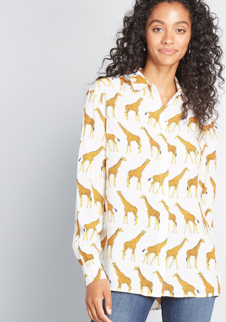 Picking Positivity Button-Up Top | Modcloth