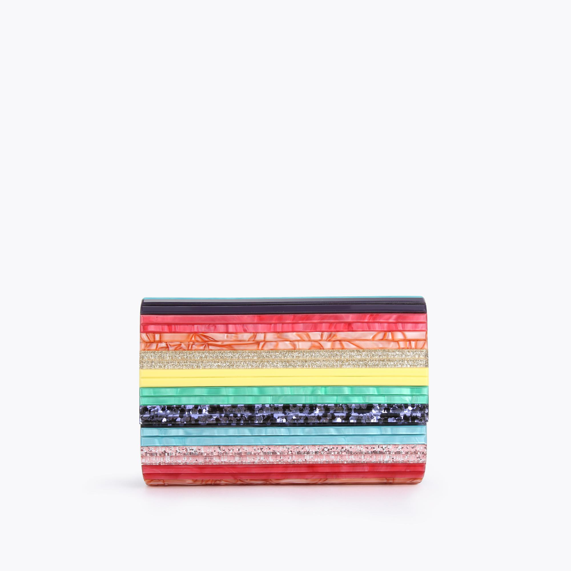 PARTY ENVELOPE Rainbow Acrylic Clutch Bag by KURT GEIGER LONDON | Kurt Geiger (Global)