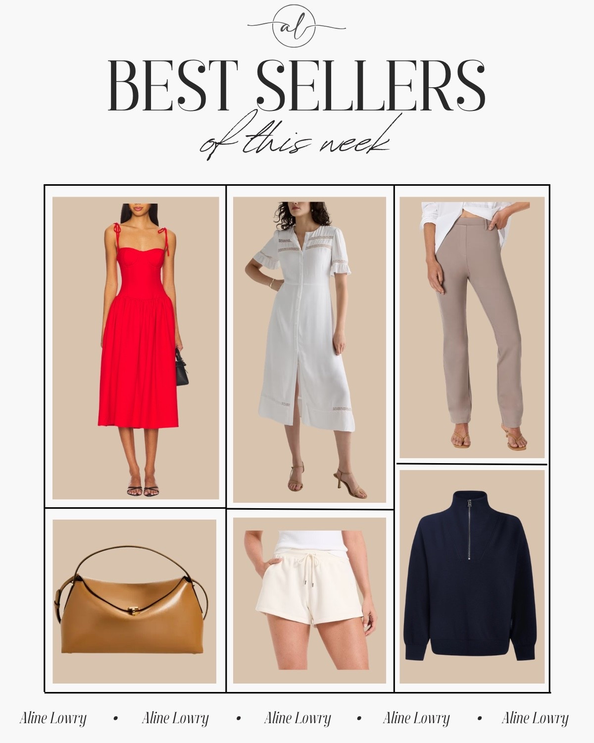 Best sellers of this week! 
Half zip sweat, mid-rise short, straight pants, shoulder bag, corset dress, midi dresss

#LTKU #LTKootd #LTKSeasonal