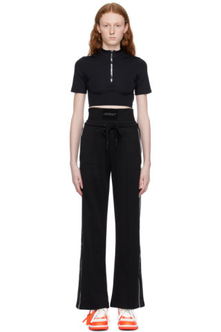 Black Drawstring Lounge Pants | SSENSE