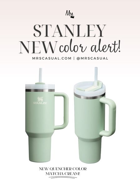 New Stanley quencher color! Matcha cream 🍵@stanley_brand #stanleypartner #LTKfindsunder50 

#LTKActive #LTKSeasonal