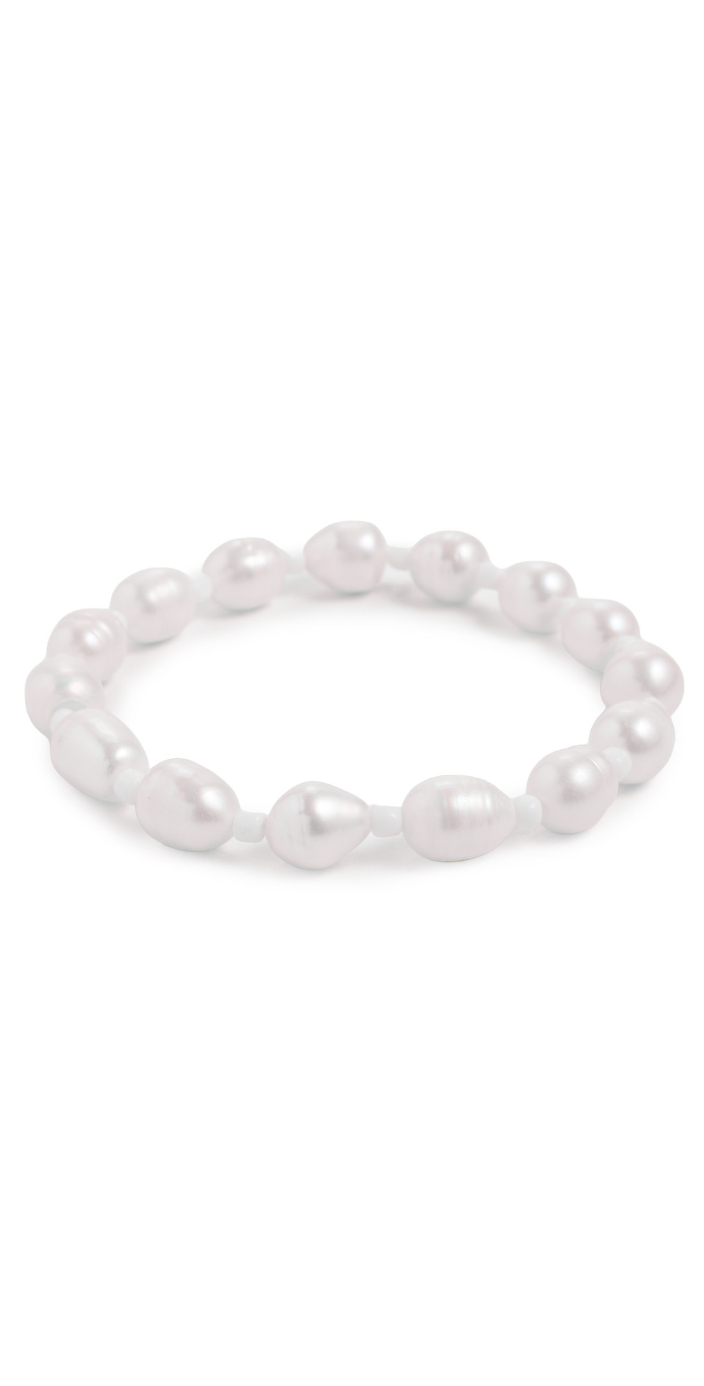 Logan Tay White Pearl Anklet White One Size | Shopbop