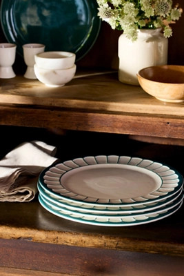 The Latte Stoneware Dinner Plates, Set of 4: Boulevard Edition | Anthropologie (US)