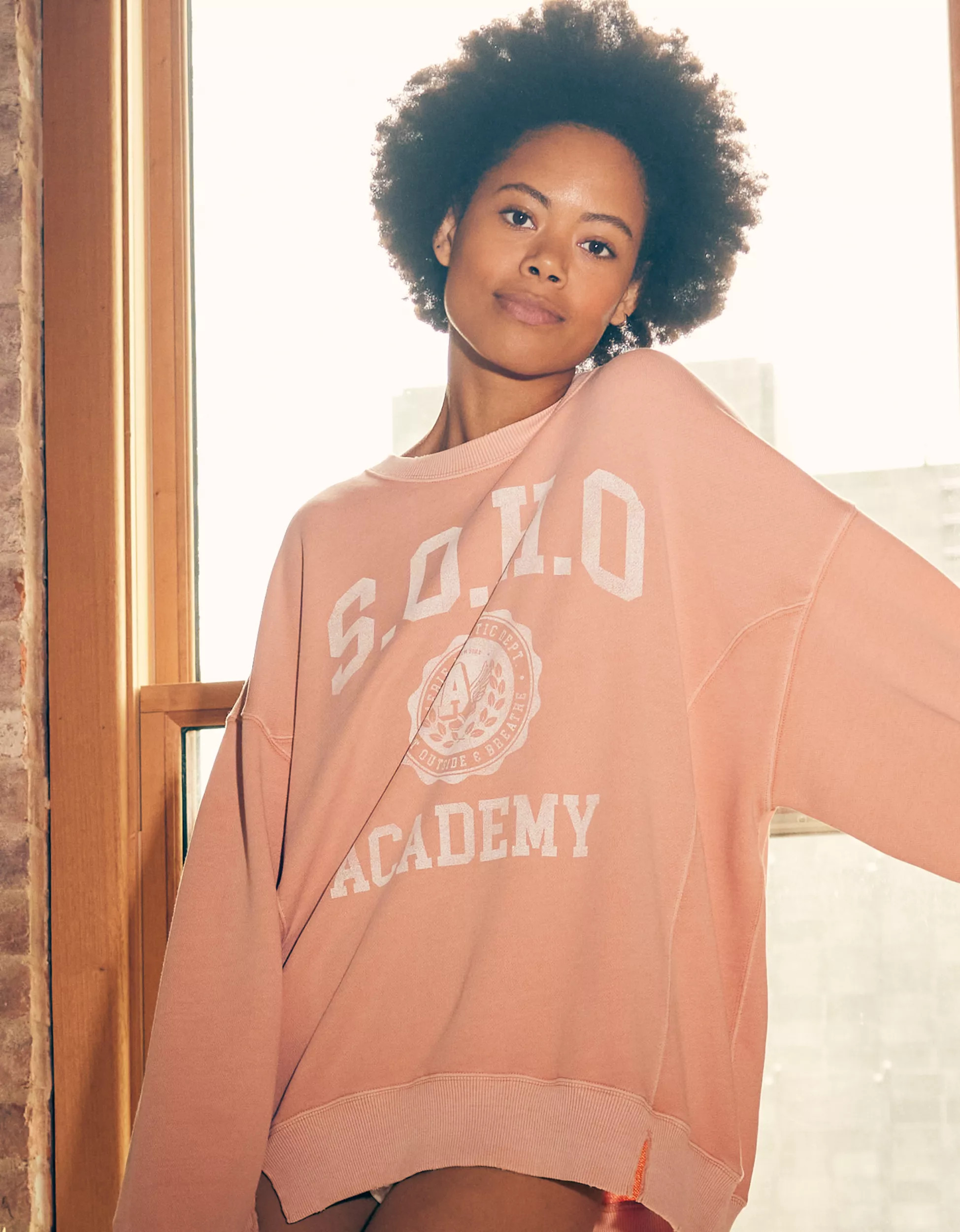 Aerie The Chill Crew Sweatshirt | Aerie