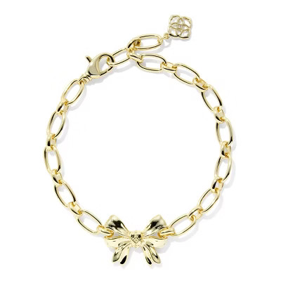 Kendra Scott Belle Bow Chain Bracelet - Gold | Target