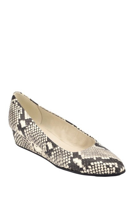 Easy Spirit | Abelle Snakeskin Printed Leather Wedge Pump | Nordstrom Rack | Nordstrom Rack