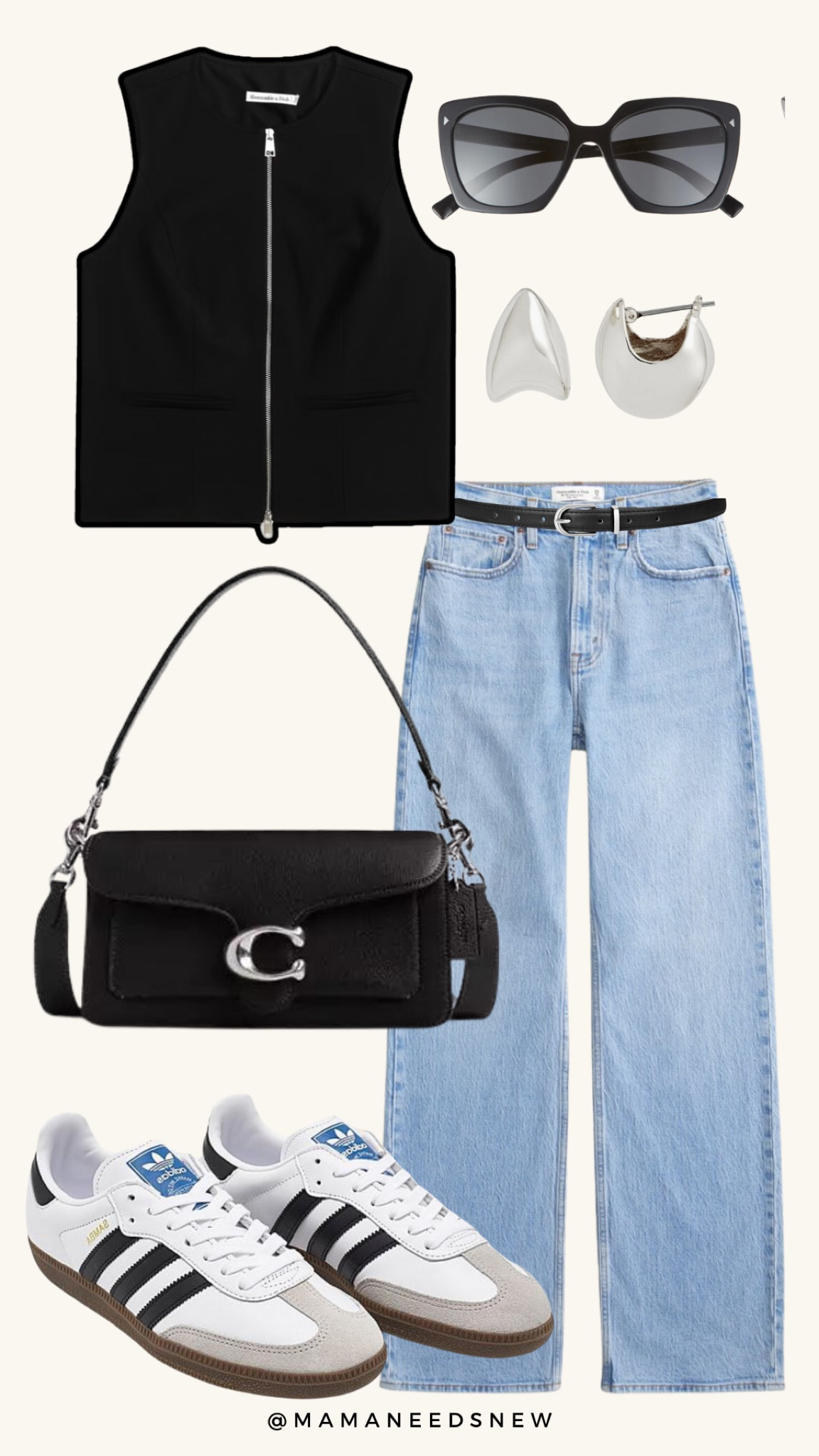 Casual outfit with jeans and zip up top 🖤

#LTKFindsUnder100 #LTKSaleAlert #LTKxAF