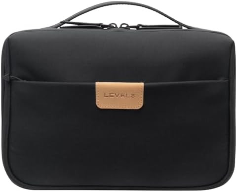 LEVEL8 Travel Toiletry Bag for Women Men, Travel Organizer Water Repellent, Makeup Organizer with... | Amazon (US)