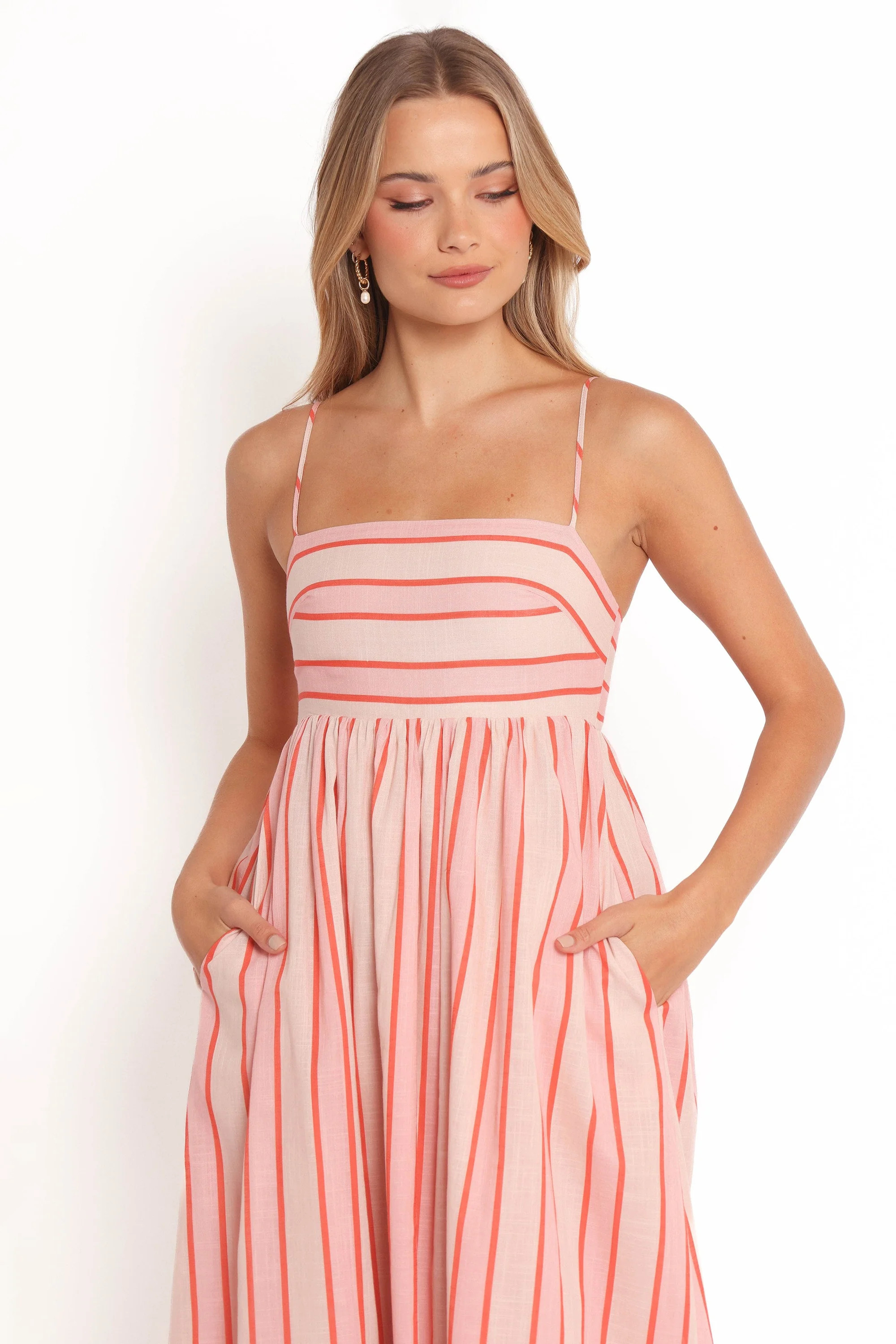 Odessa Maxi Dress - Pink Stripe | Petal & Pup (US)