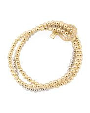 Carol Two Tone Stretch Bracelet Set | TJ Maxx