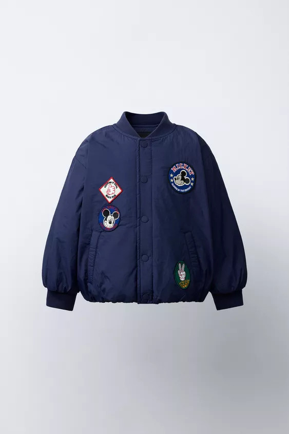 MICKEY MOUSE © DISNEY PATCH BOMBER JACKET | Zara US